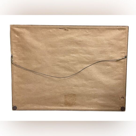 Ethel Tucker Vintage Bermuda Framed Lithograph Print of Waterlot Inn&Lighthouse - Picture 3 of 12